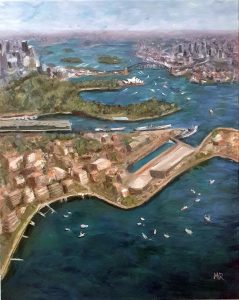 Sydney Harbour 60x74cm oil